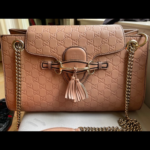 GUCCI Logo Leather Large Bag - Picture 1 of 12
